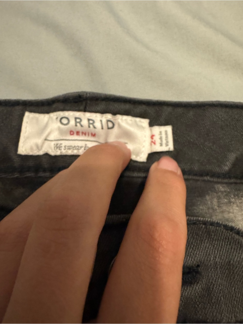 torrid Black Bleach-Splatter Distressed Denim Shorts - Picture 2 of 3